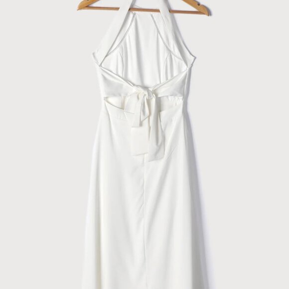 Lulu's Summer Dream White Midi Dress - Picture 5 of 6